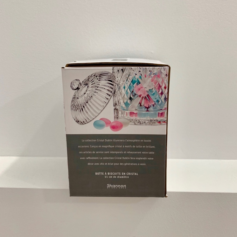 NIB Godinger Dublin Biscuit Box - Picture 6 of 7